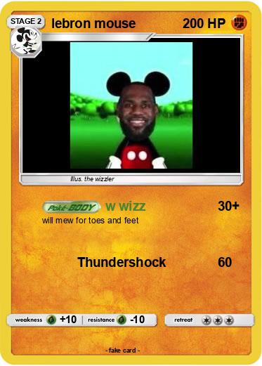 Pokemon lebron mouse