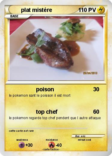 Pokemon plat mistére