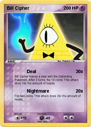 Pokemon Bill Cipher