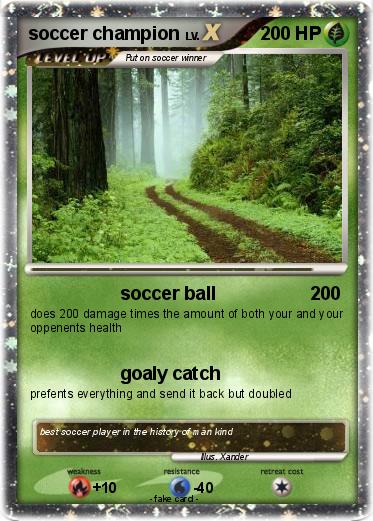 Pokemon soccer champion