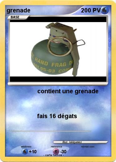 Pokemon grenade