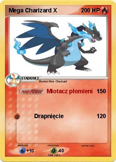 Pokemon Mega Charizard X
