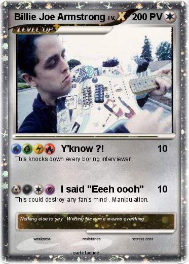 Pokemon Billie Joe Armstrong