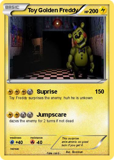 Pokemon Toy Golden Freddy