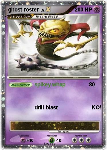 Pokemon ghost roster