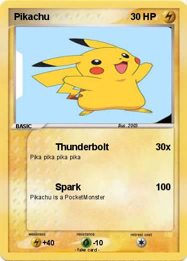 Pokemon Pikachu