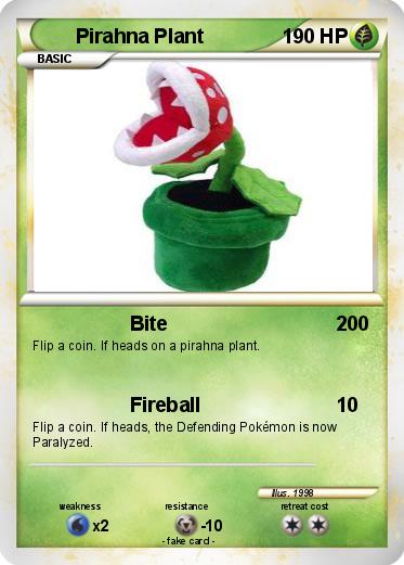 Pokemon Pirahna Plant