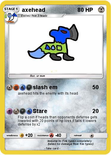 Pokemon axehead