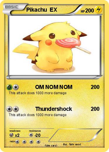 Pokemon Pikachu  EX
