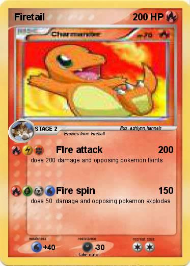 Pokemon Firetail