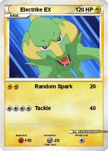 Pokemon Electrike EX