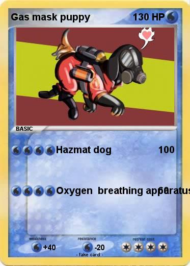 Pokemon Gas mask puppy