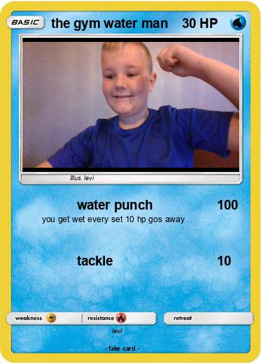 Pokemon the gym water man