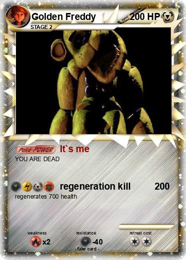 Pokemon Golden Freddy
