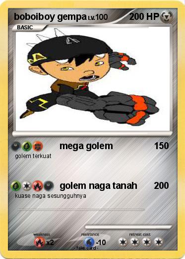 Pokemon boboiboy gempa