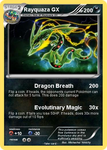 Pokemon Rayquaza GX