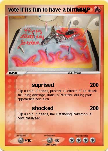 Pokemon vote if its fun to have a birthday