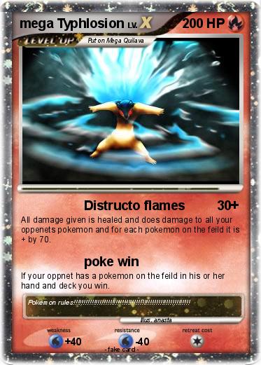 Pokemon mega Typhlosion