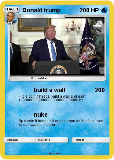 Pokemon Donald trump