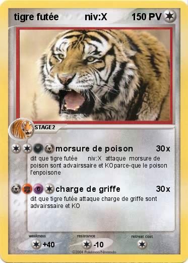 Pokemon tigre futée          niv:X