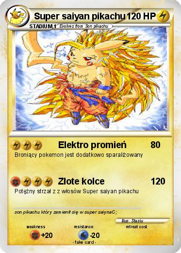 Pokemon Super saiyan pikachu