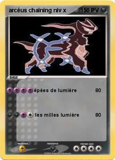 Pokemon arcéus chaining niv x