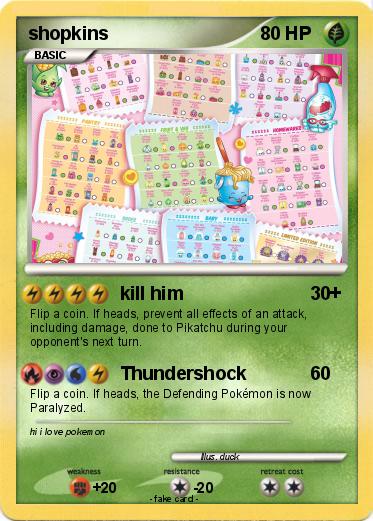 Pokemon shopkins