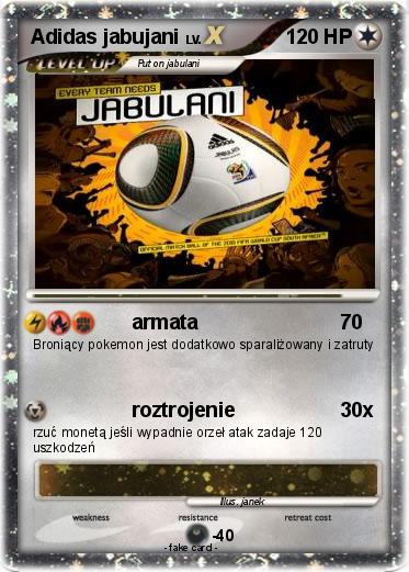 Pokemon Adidas jabujani
