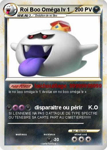 Pokemon Roi Boo Oméga lv 1