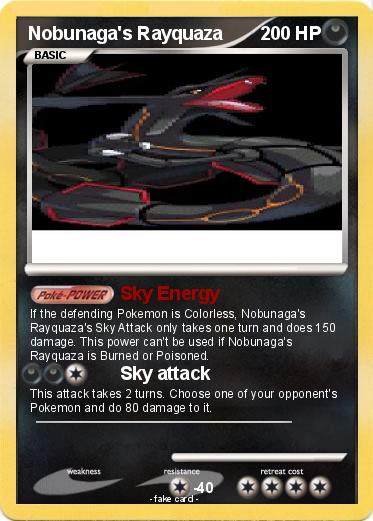 Pokemon Nobunaga's Rayquaza