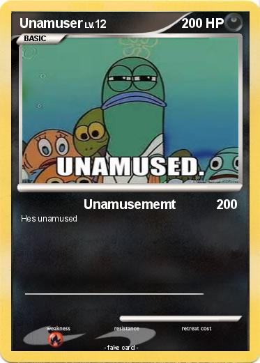 Pokemon Unamuser