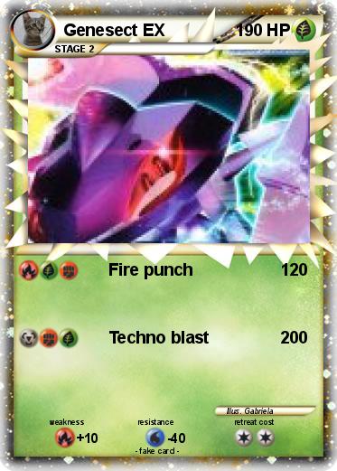 Pokemon Genesect EX