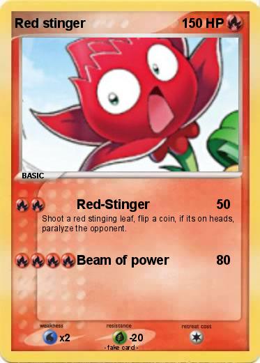 Pokemon Red stinger