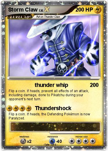 Pokemon Storm Claw