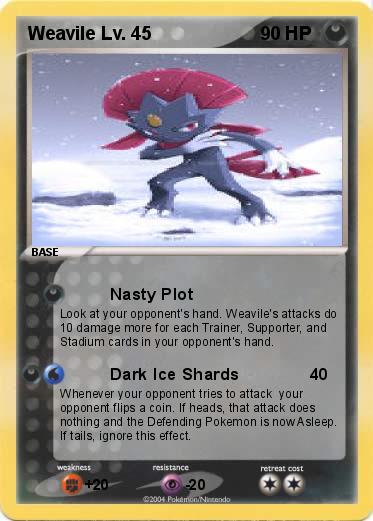 Pokemon Weavile Lv. 45