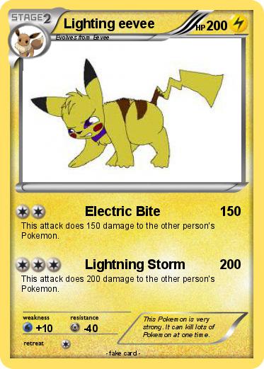 Pokemon Lighting eevee