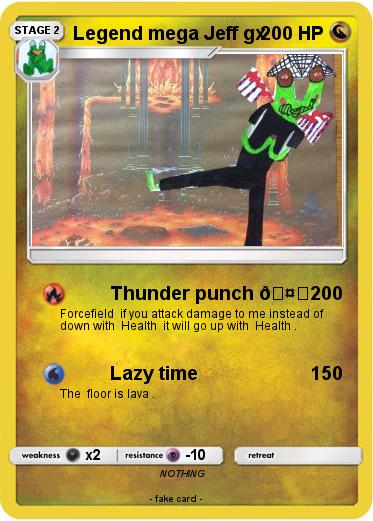 Pokemon Legend mega Jeff gx