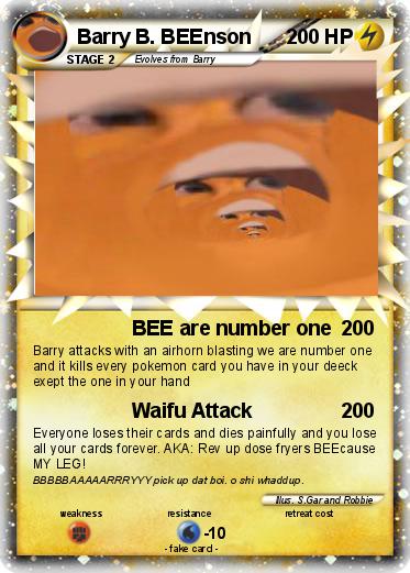 Pokemon Barry B. BEEnson
