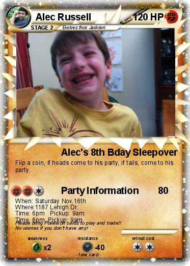Pokemon Alec Russell