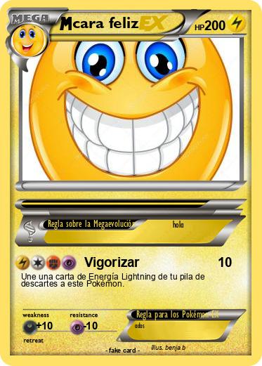 Pokemon cara feliz