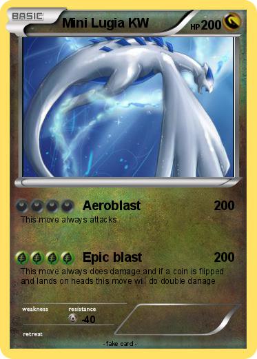 Pokemon Mini Lugia KW