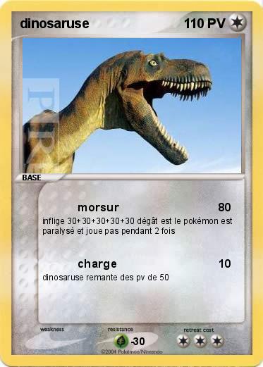 Pokemon dinosaruse