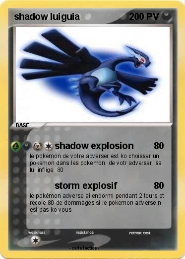 Pokemon shadow luiguia
