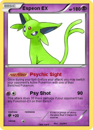 Pokemon Espeon EX