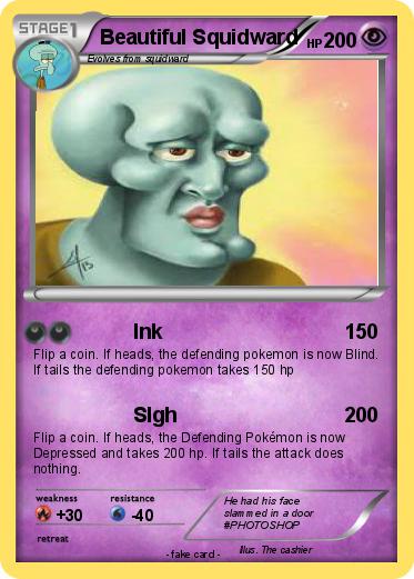Pokemon Beautiful Squidward