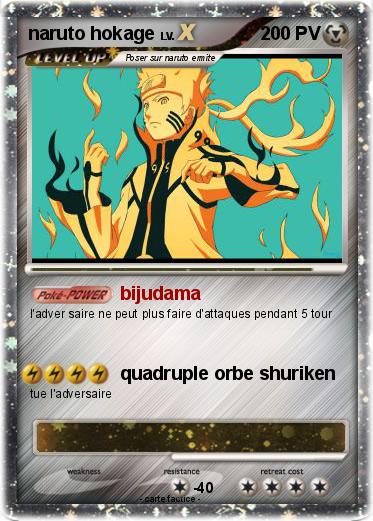 Pokemon naruto hokage