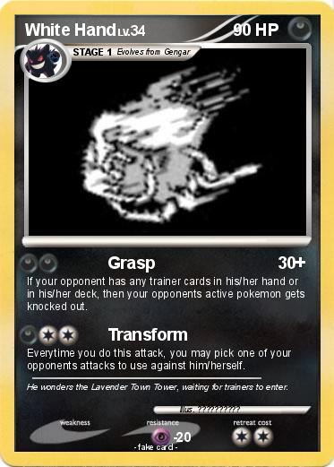 Pokemon White Hand