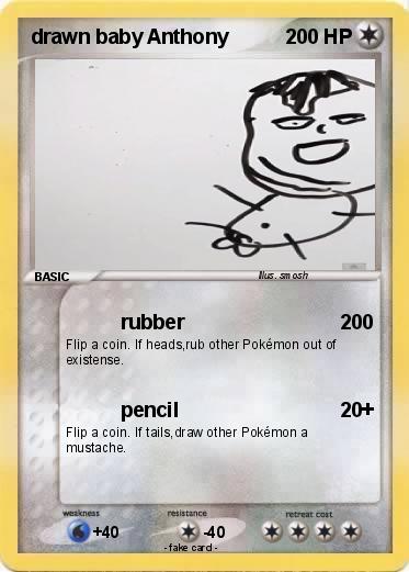 Pokemon drawn baby Anthony