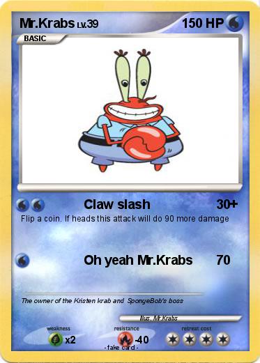 Pokemon Mr.Krabs