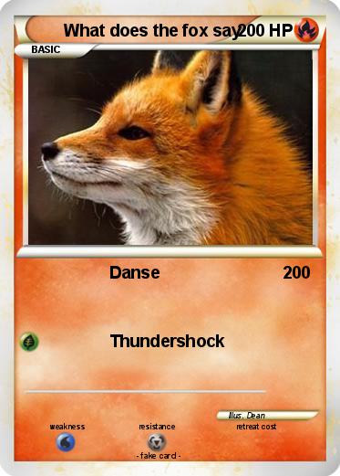 Pokemon What does the fox say